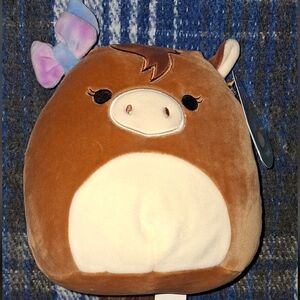 Squishmallows Brown and Cream Stuffed Animal